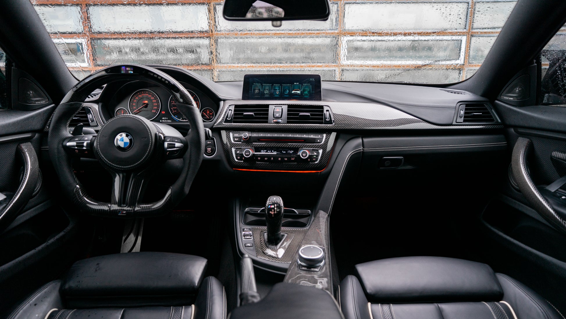 BMW F30,F80,F31,F36 Carbon Fiber Interiørlister - LZ-Customs