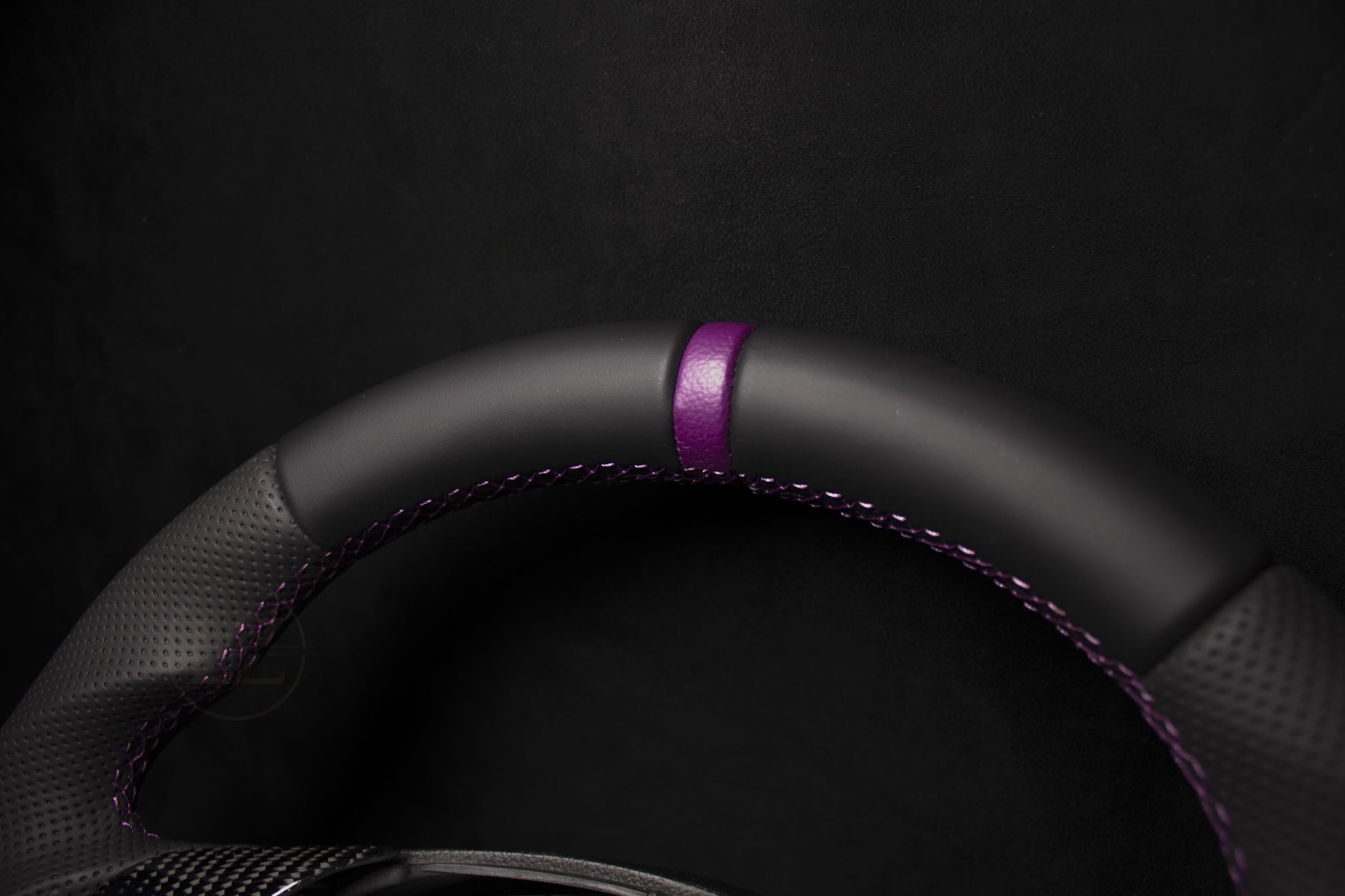 BMW E8X/E9X Skinn Ratt, Lilla Detaljer - LZ-Customs