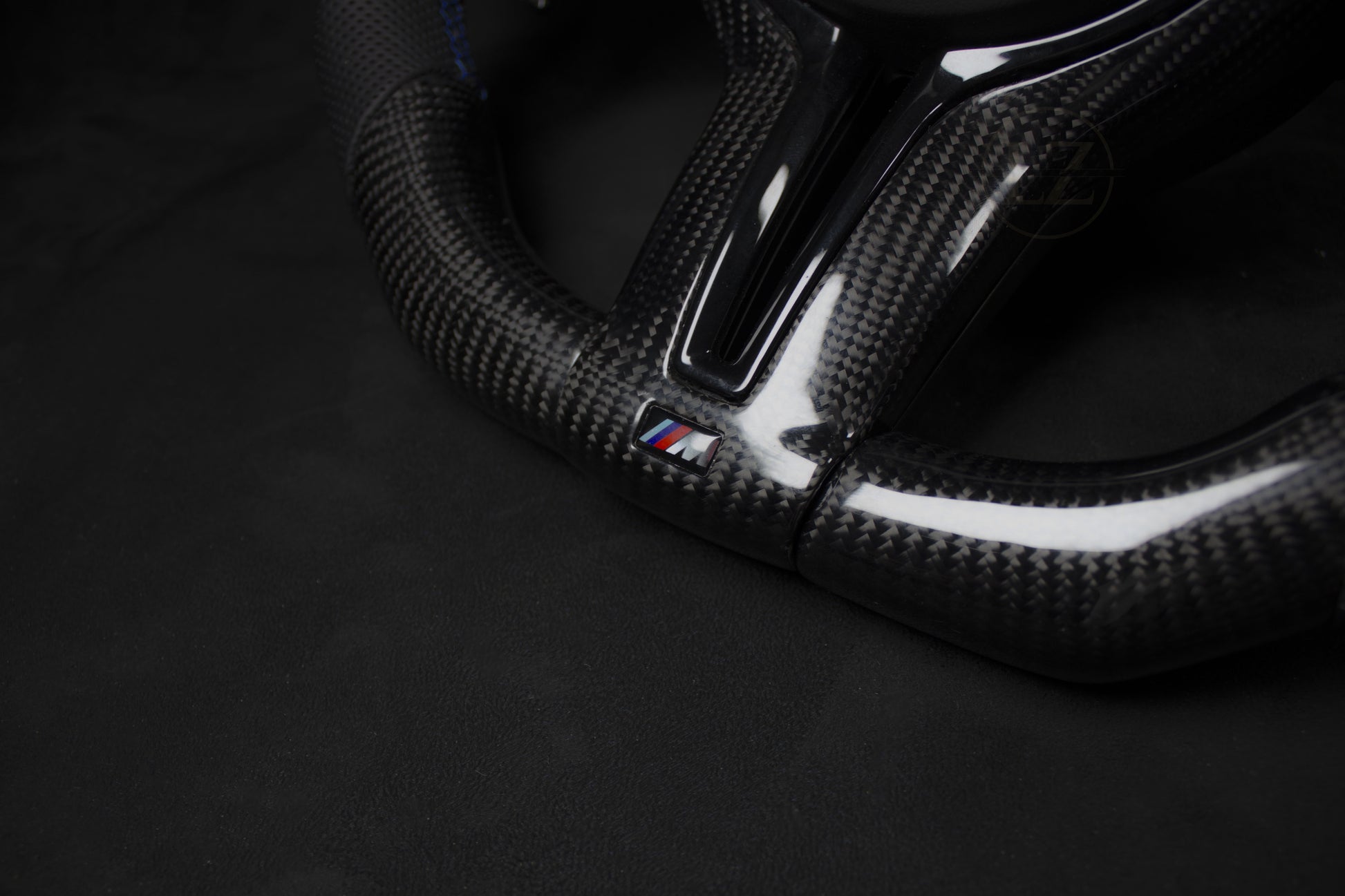 BMW F-Serie LED Ratt Skinn/Carbon Blå Detaljer - LZ-Customs