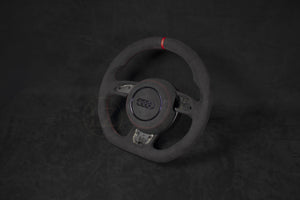 Audi B8 Alcantara Ratt, Røde Detaljer - LZ-Customs