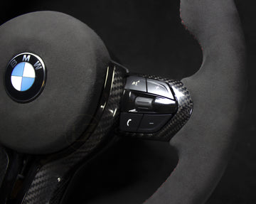 BMW F-Serie Blackout Knappesett Carbon