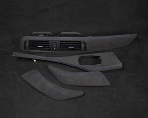 BMW F20,F21, F22 F87 Alcantara Interiør Lister Med Sømmer - LZ-Customs