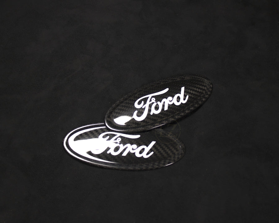 Emblème Ford Carbone