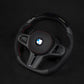 BMW G-Serie G80/G82/G20/G30 Alcantara/Matt Carbon LED Ratt - LZ-Customs