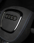 Audi B8 Forged Carbon Blue flakes and Alcantara Steering wheel (preface)