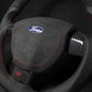 Ford Focus  V2 ST/RS MK2 Alcantara/Skinn Ratt, Røde Detaljer - LZ-Customs