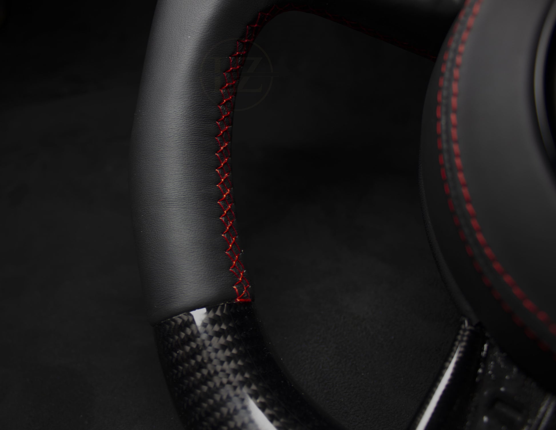 Audi B8 Nappa/Carbon Ratt Røde Detaljer - LZ-Customs