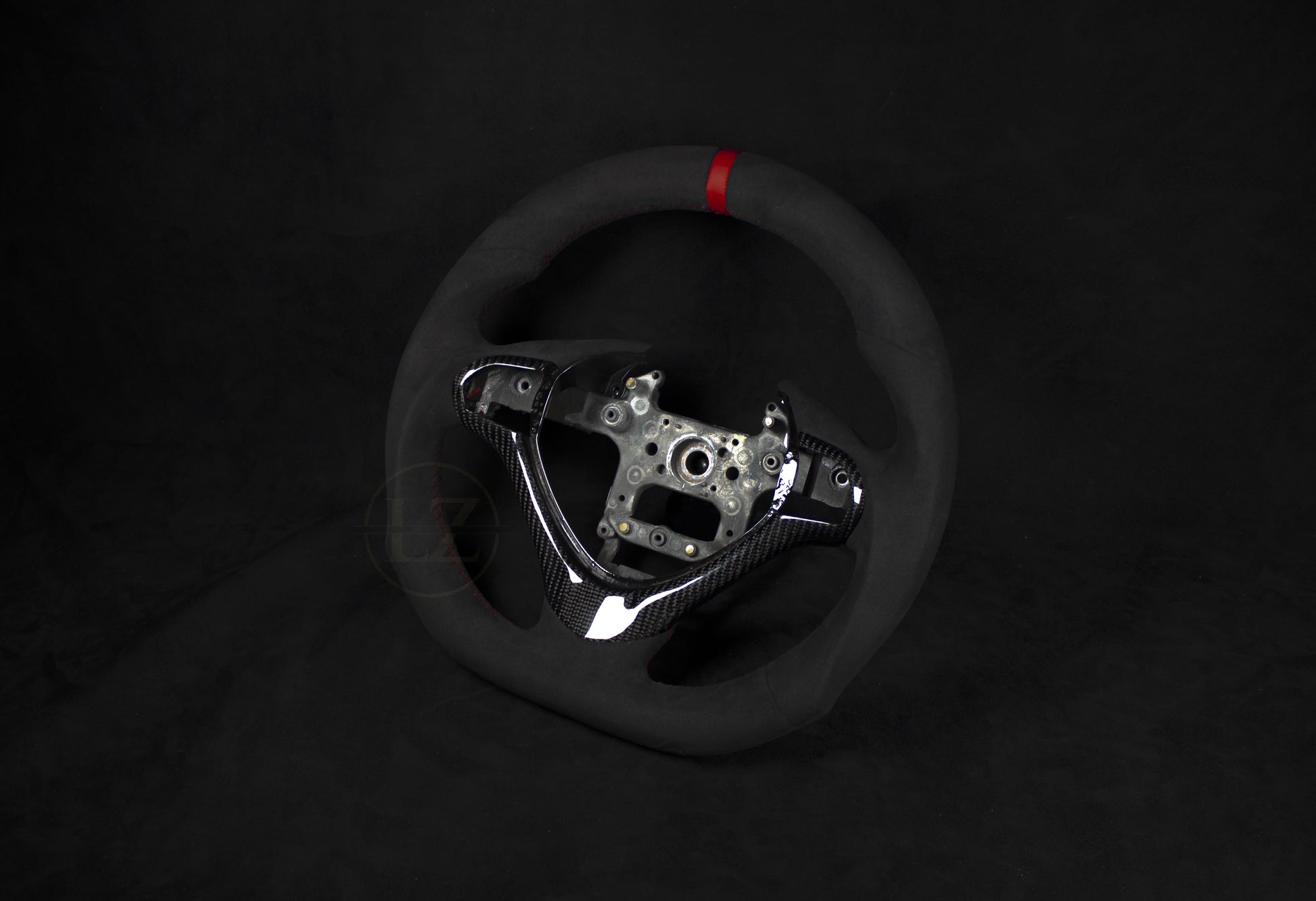 Honda Accord  MK8 Alcantara Ratt Røde Detaljer - LZ-Customs