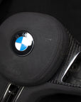 BMW Serie G G80/G82/G20/G30 Volante Alcantara/Piel Rojo Detalles