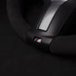 BMW F-Serie Alcantara Ratt Blå Detaljer - LZ-Customs