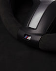 BMW F-Serie Alcantara Ratt Blå Detaljer - LZ-Customs
