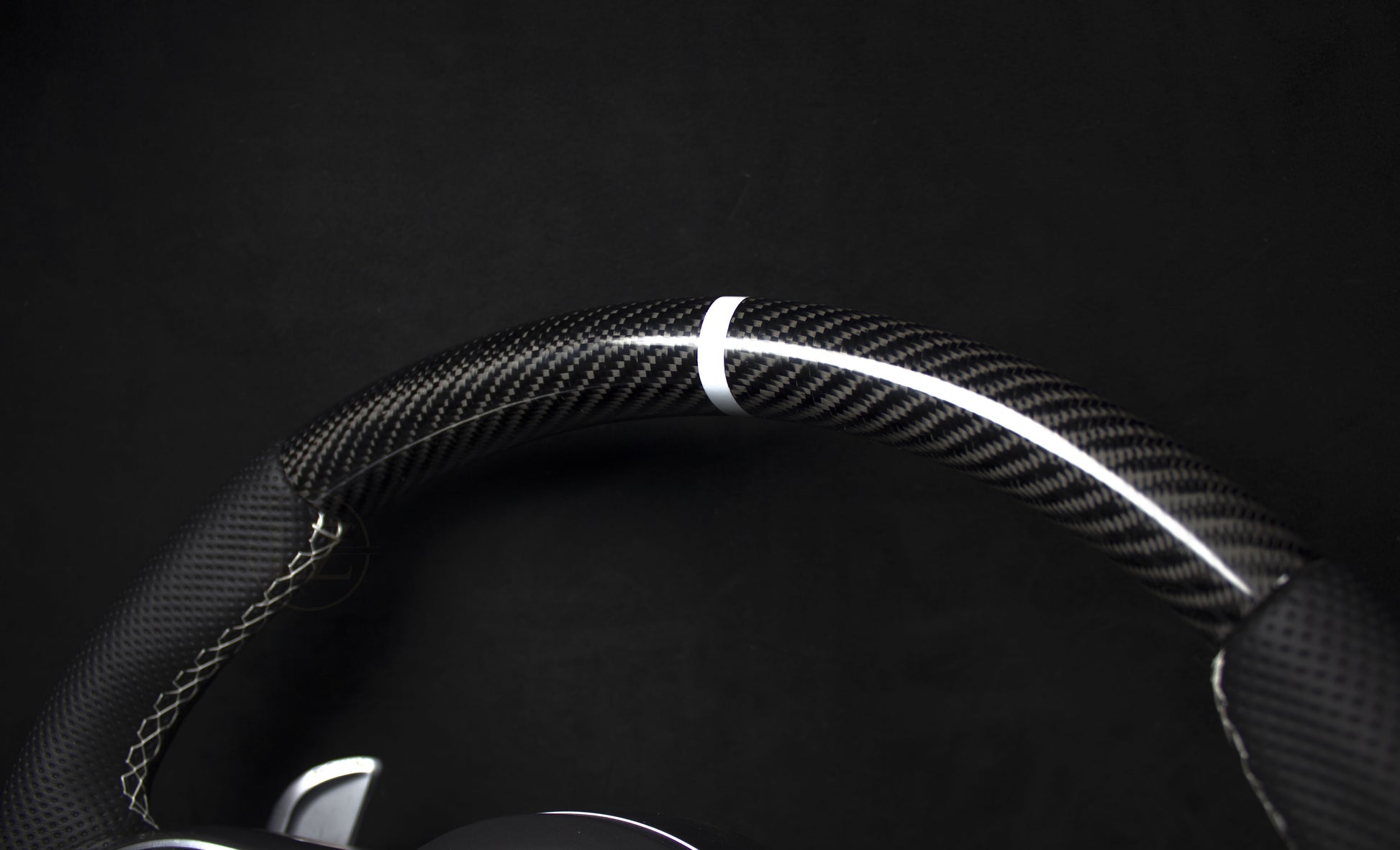 Mercedes-Benz C63 AMG Alcantara/Carbon Chrome Ratt - LZ-Customs