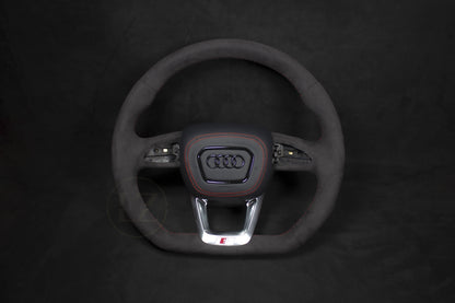 Audi RS C8 Alcantara Ratt Røde Detaljer - LZ-Customs