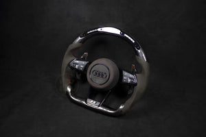 Audi R8 Alcantara/Carbon LED Ratt Røde Detaljer - LZ-Customs