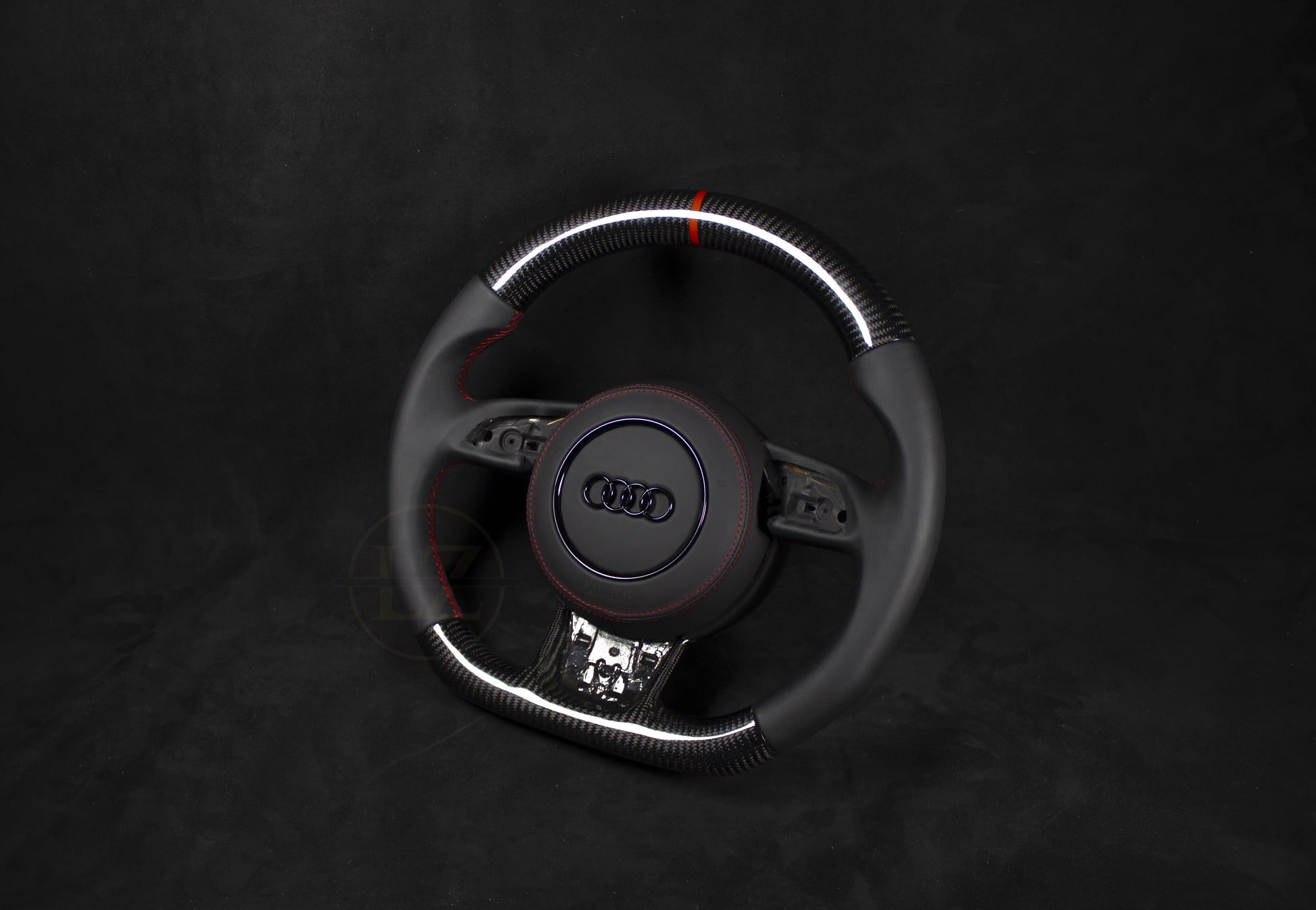 Audi B8 Nappa/Carbon Ratt Røde Detaljer - LZ-Customs
