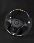 Mercedes-Benz C63 AMG Carbon/Alcantara Gule Detaljer - LZ-Customs