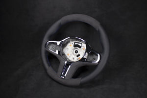 BMW G-Serie G80/G82/G20/G30 Alcantara Ratt Blå Detaljer - LZ-Customs