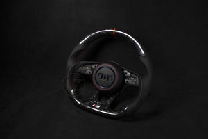 Audi B9 Forged Carbon Ratt Røde Detaljer - LZ-Customs