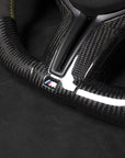 BMW F-Serie Alcantara/Carbon Ratt Gule Detaljer V2 - LZ-Customs