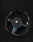 BMW F-Serie Alcantara/Carbon Ratt, LED Yas Marina Blå Detaljer - LZ-Customs