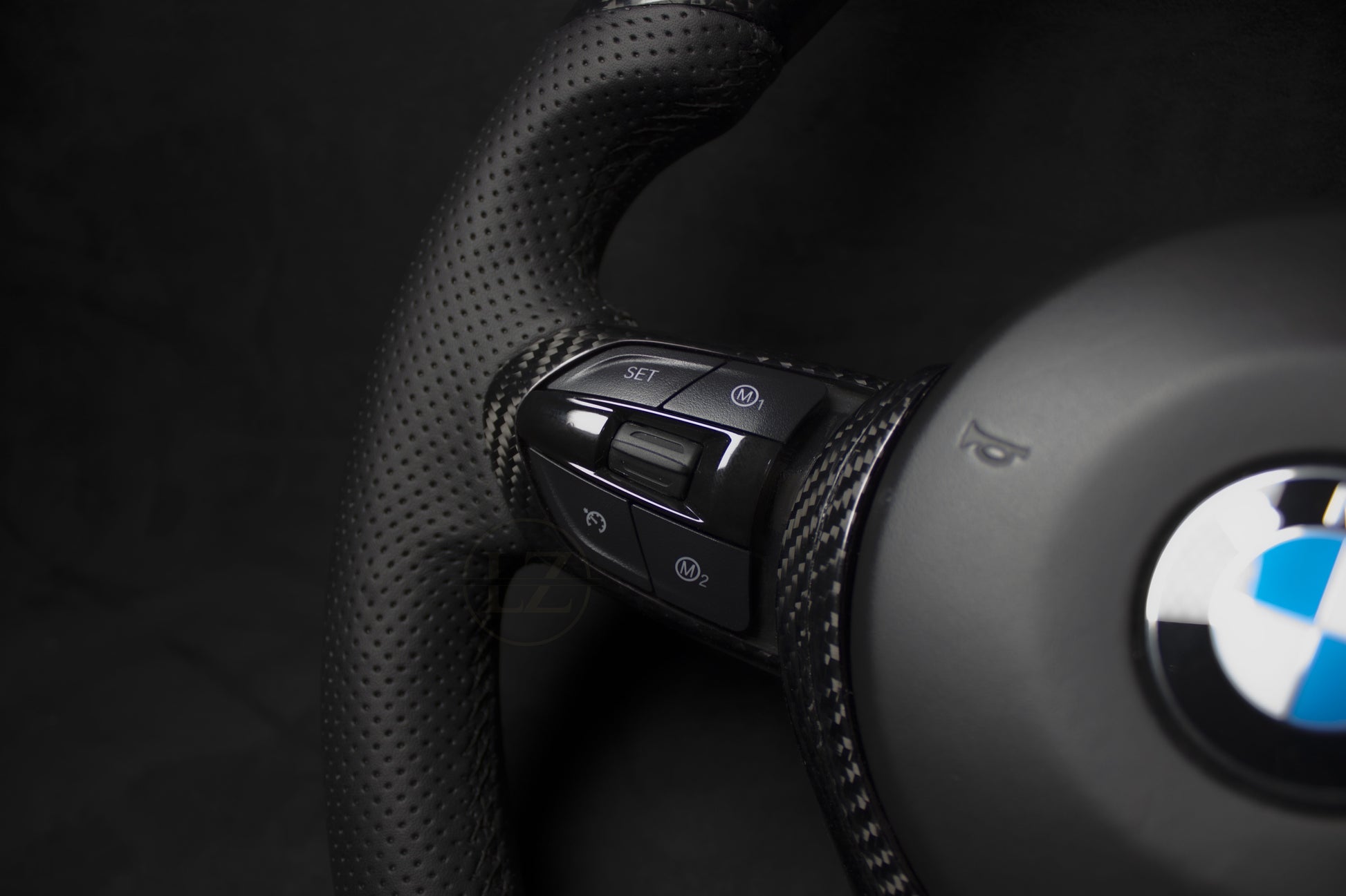 BMW F-Serie Skinn/Carbon LED Ratt - LZ-Customs