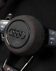 Audi R8 Alcantara/Carbon LED-Lenkrad, rote Details