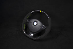 BMW E39 Alcantara og Forged Carbon Neon Grønne Detaljer - LZ-Customs