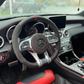 Mercedes-Benz AMG Alcantara/Skinn Ratt - Røde detaljer - LZ-Customs