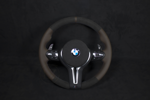 BMW F-Serie Brunt Skinn/Alcantara Ratt