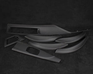 BMW F30,F80,F32,F82,F31,F36 Nappa Skinn Interiør Lister Hvite Sømmer - LZ-Customs