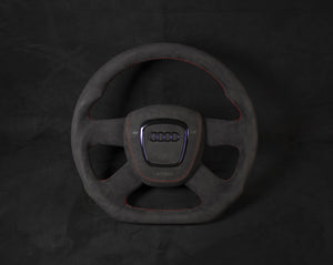 Audi B8 Alcantara Ratt Røde Detaljer - LZ-Customs