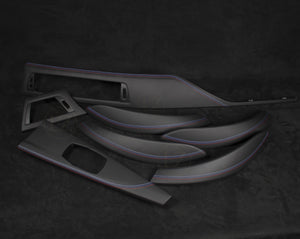 BMW F30,F80,F32,F82,F31,F36 Nappa Skinn Interiør Lister M-Sømmer - LZ-Customs