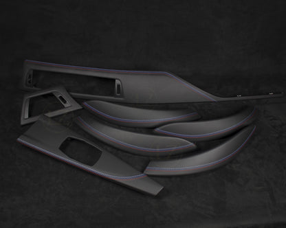 BMW F30,F80,F32,F82,F31,F36 Nappa Skinn Interiør Lister M-Sømmer - LZ-Customs