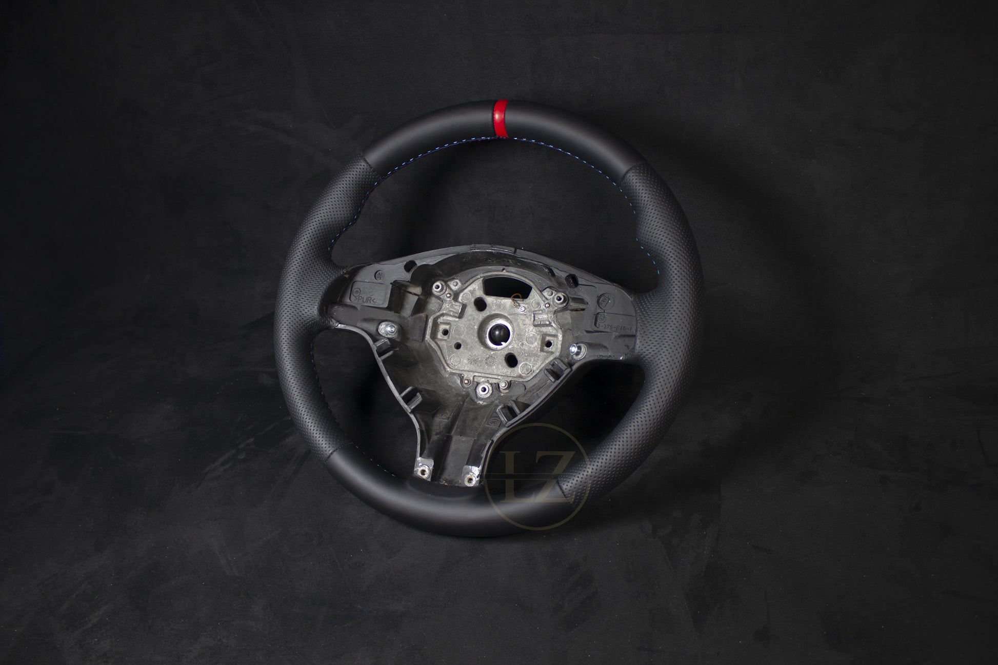 BMW E46 Skinn Ratt Rød Detaljer V2 - LZ-Customs