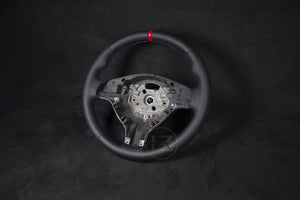 BMW E46 Skinn Ratt Rød Detaljer V2 - LZ-Customs