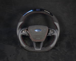 Ford Focus ST/RS MK3 Alcantara/Skinn LED Ratt - LZ-Customs