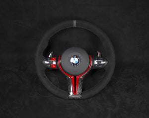 BMW F-Serie Alcantara CS Ratt Røde Detaljer - LZ-Customs