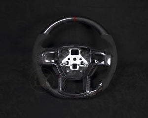 Ford F-150 Carbon og Alcantara Ratt Røde Detaljer - LZ-Customs