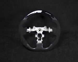 Nissan GTR R35 Alcantara/Carbon LED ratt Blå detaljer - LZ-Customs