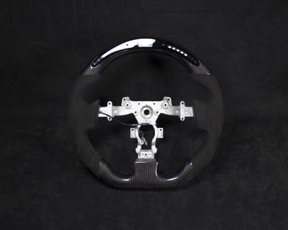 Nissan GTR R35 Alcantara/Carbon LED ratt Blå detaljer - LZ-Customs