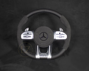 Mercedes-Benz C63 AMG Alcantara/Skinn Blackout Ratt - LZ-Customs