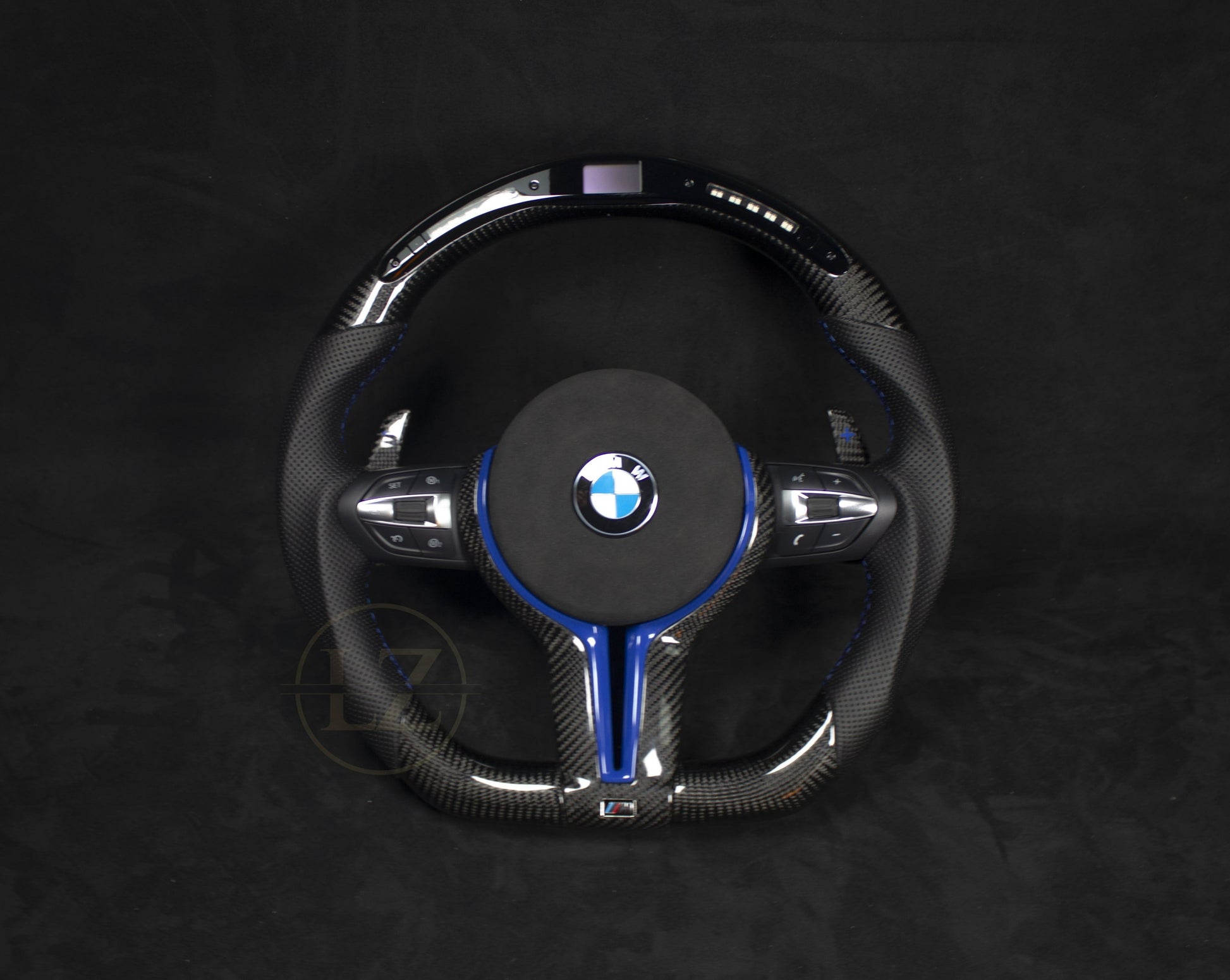 BMW F10/F11 Carbon Ratt, LED Blå Detaljer - LZ-Customs