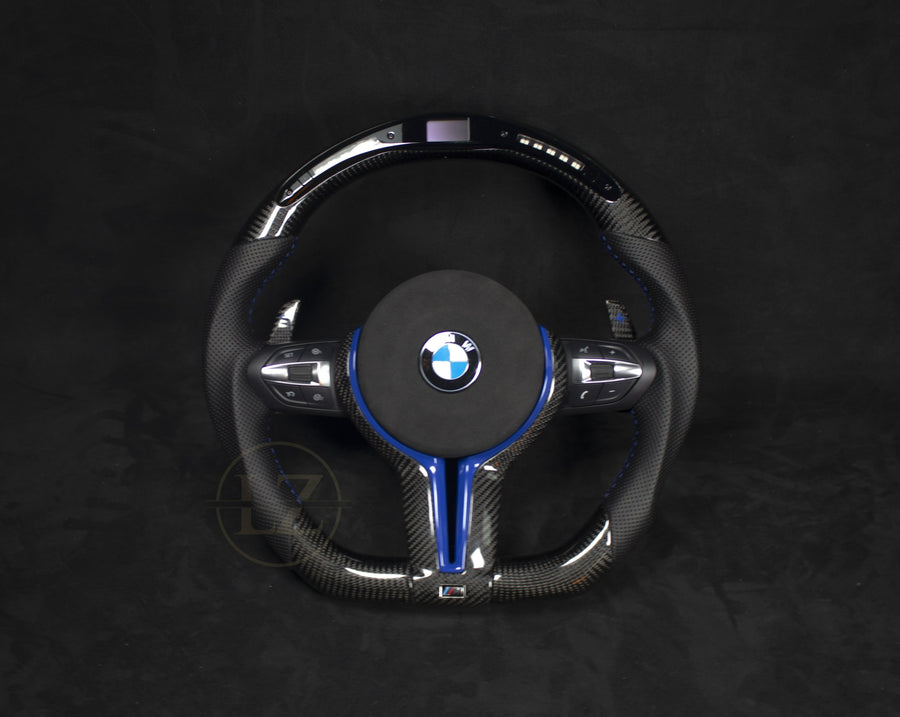BMW F10/F11 Carbon Ratt, LED Blå Detaljer - LZ-Customs