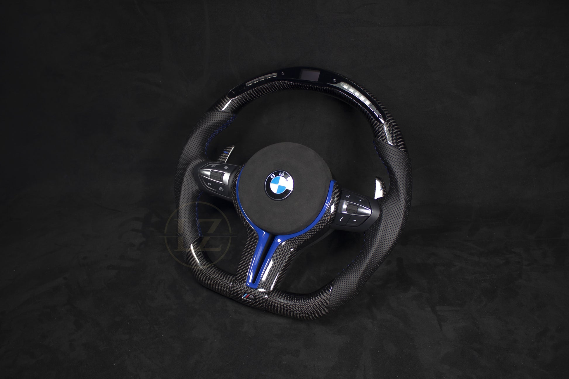 BMW F10/F11 Carbon Ratt, LED Blå Detaljer - LZ-Customs