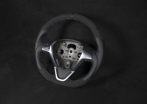 Ford Transit Alcantara/Skinn Ratt, Blå Detaljer - LZ-Customs