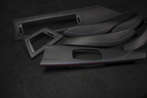 BMW F30,F80,F32,F82,F31,F36 Nappa Skinn Interiør Lister M-Sømmer - LZ-Customs