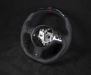 BMW E46 Skinn LED Ratt Røde Detaljer - LZ-Customs