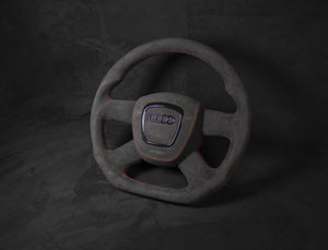 Audi B8 Alcantara Ratt Røde Detaljer - LZ-Customs