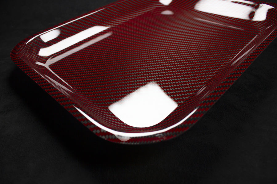 LZ Carbon Tray Rød - LZ-Customs