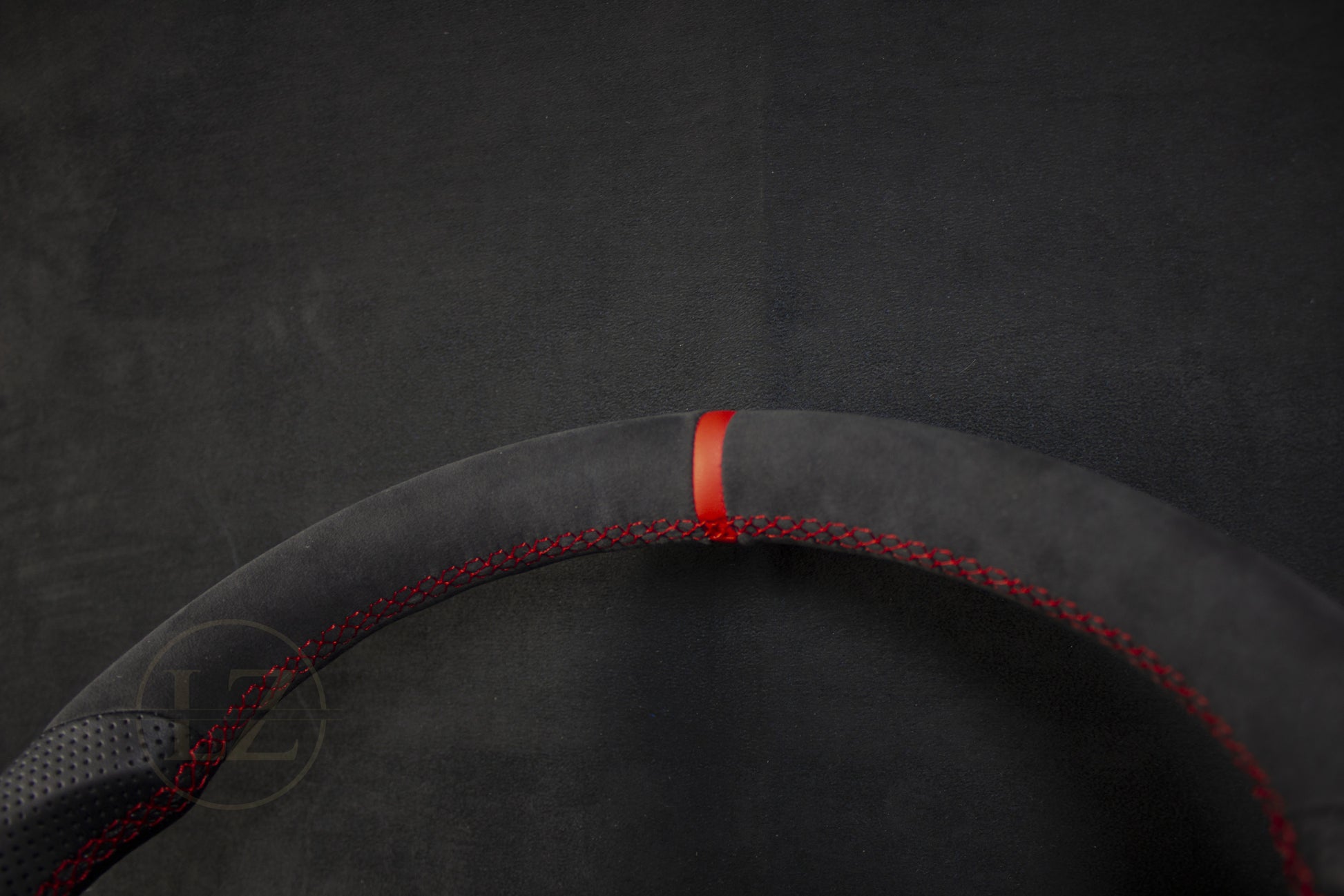 BMW E5X Alcantara/Skinn Ratt Røde Detaljer - LZ-Customs